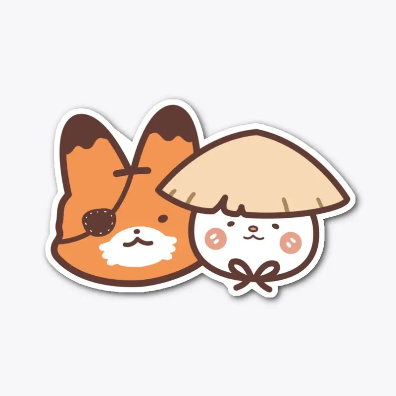 Chibi Fox and Ferret